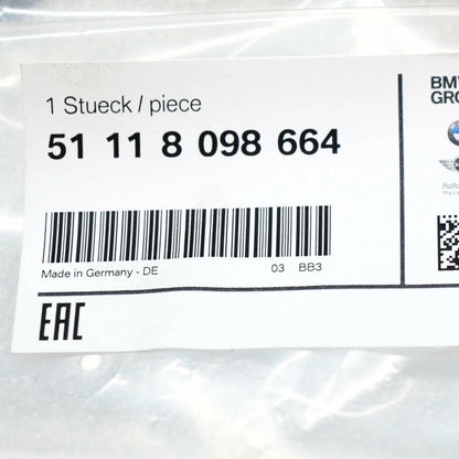 NEW BMW 5 G30 M FRONT BUMPER LOWER CENTER GRILLE 51118098664 ORIGINAL