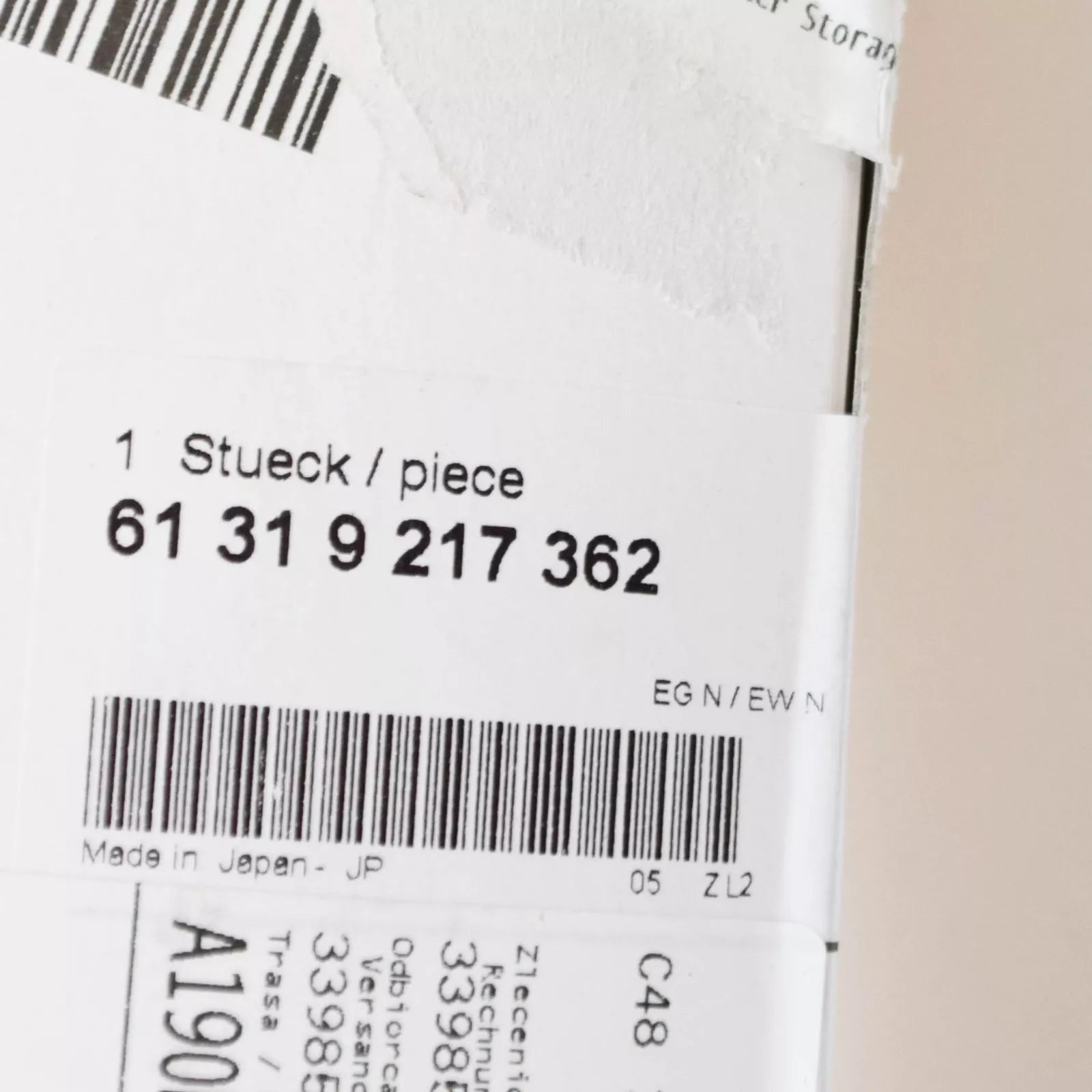 NEW BMW 3 E93 FRONT LEFT WINDOW SWITCHES 61319217362 LHD ORIGINAL