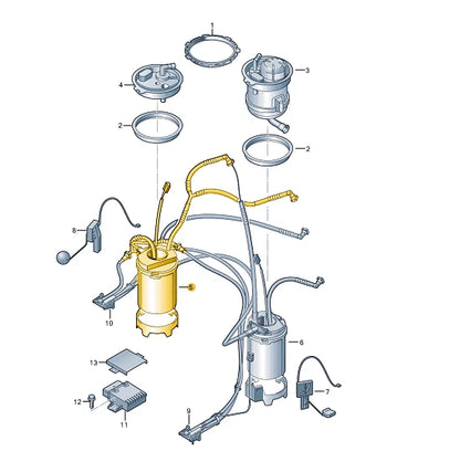 NEW AUDI Q7 4L RIGHT SIDE FUEL TANK PUMP 7L6919088E ORIGINAL