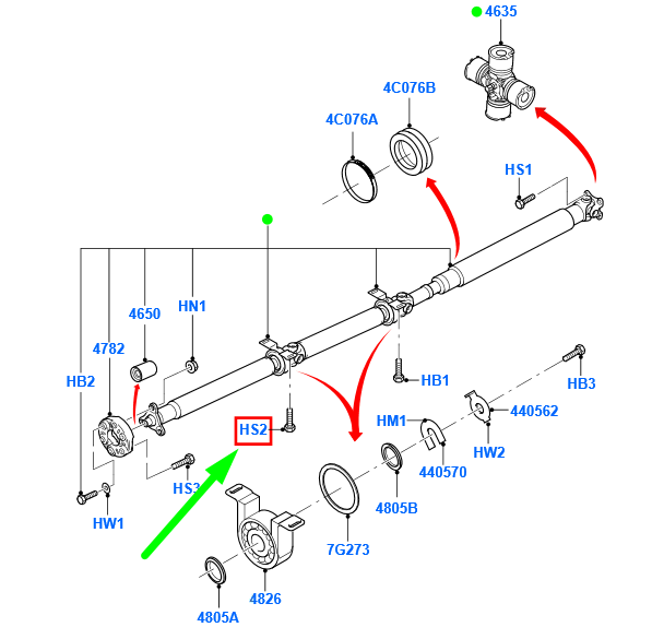 new ford transit mk3 rear drive shaft screw w700220-s440 1430163 original
