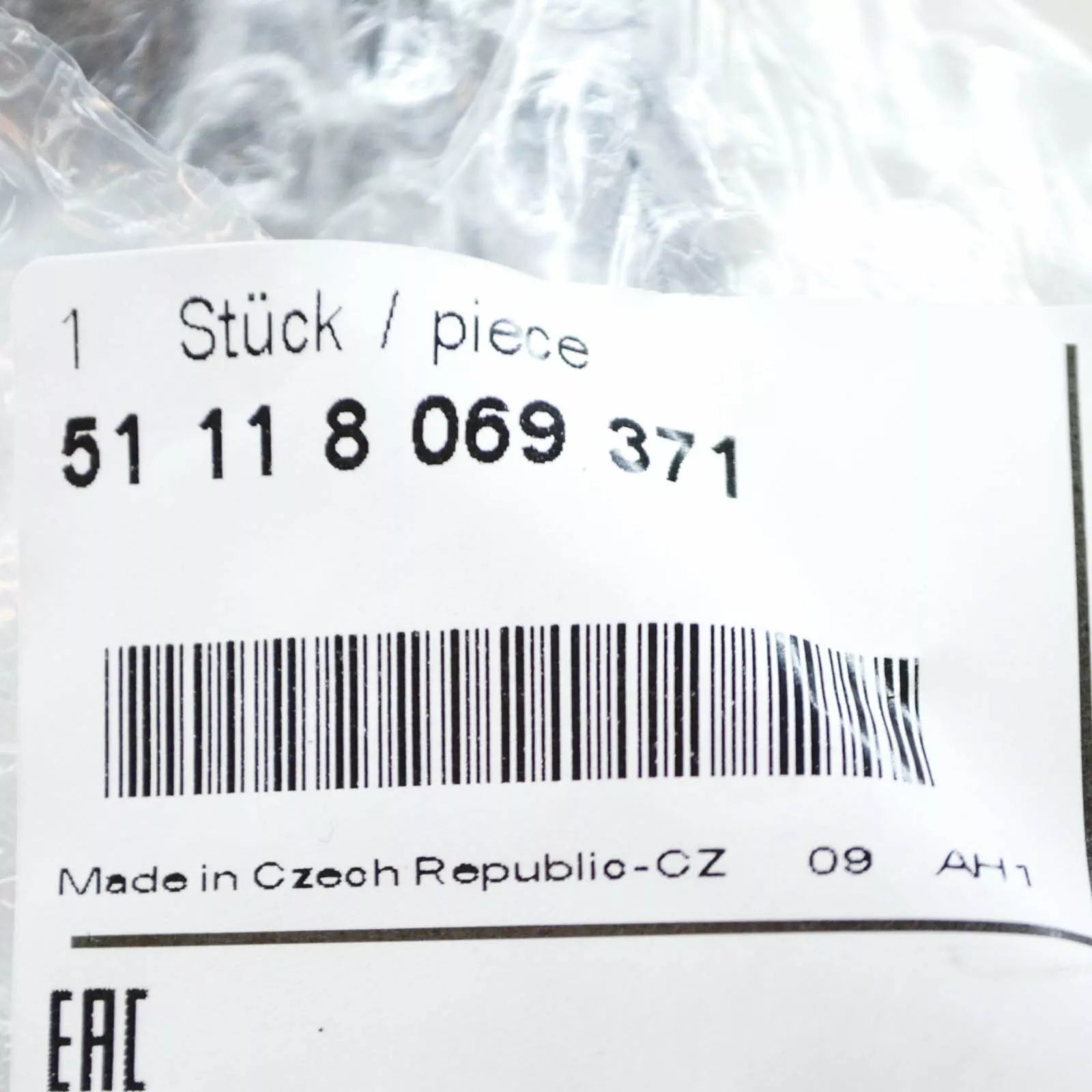 NEW BMW 3 G20 G21 M FRONT LEFT BUMPER AIR INTAKE OPEN GRILL 51118069371 ORIGINAL