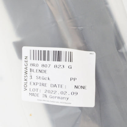 NEW AUDI Q5 8R REAR BUMPER CENTER LOWER GRILLE 8R0807823G 2014