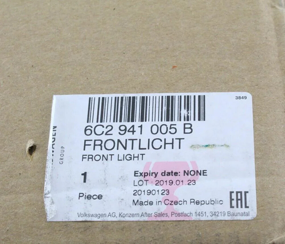 new vw polo 6r, 6c front left headlight 6c2941005b original