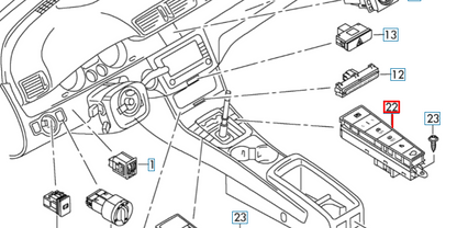 NEW VOLKSWAGEN PASSAT CC 357 CENTER CONSOLE SWITCHES RHD 3AC927137BJWHS ORIGINAL