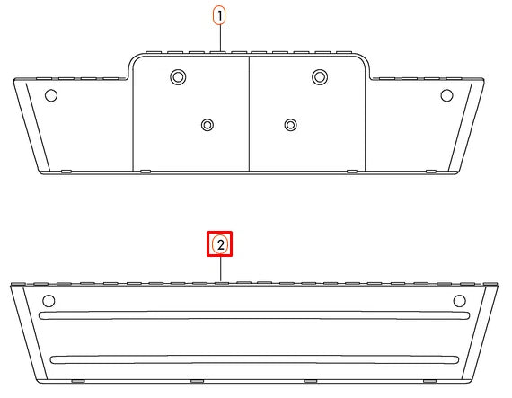 NEW AUDI Q5 8R NUMBER PLATE HOLDER 8R0807287ET94 2016 ORIGINAL
