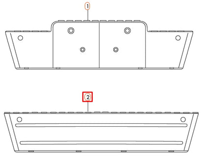 NEW AUDI Q5 8R NUMBER PLATE HOLDER 8R0807287ET94 2016 ORIGINAL