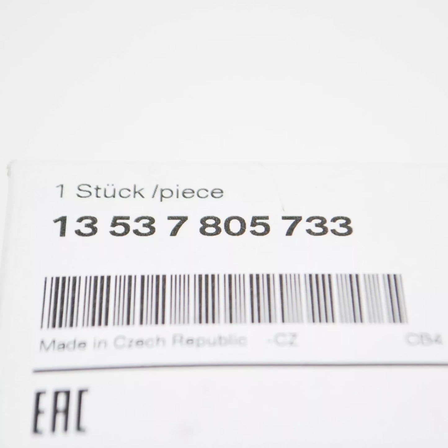 NEW BMW 1 E87 PRESSURE REGULATING VALVE 13537805733 7805733 ORIGINAL