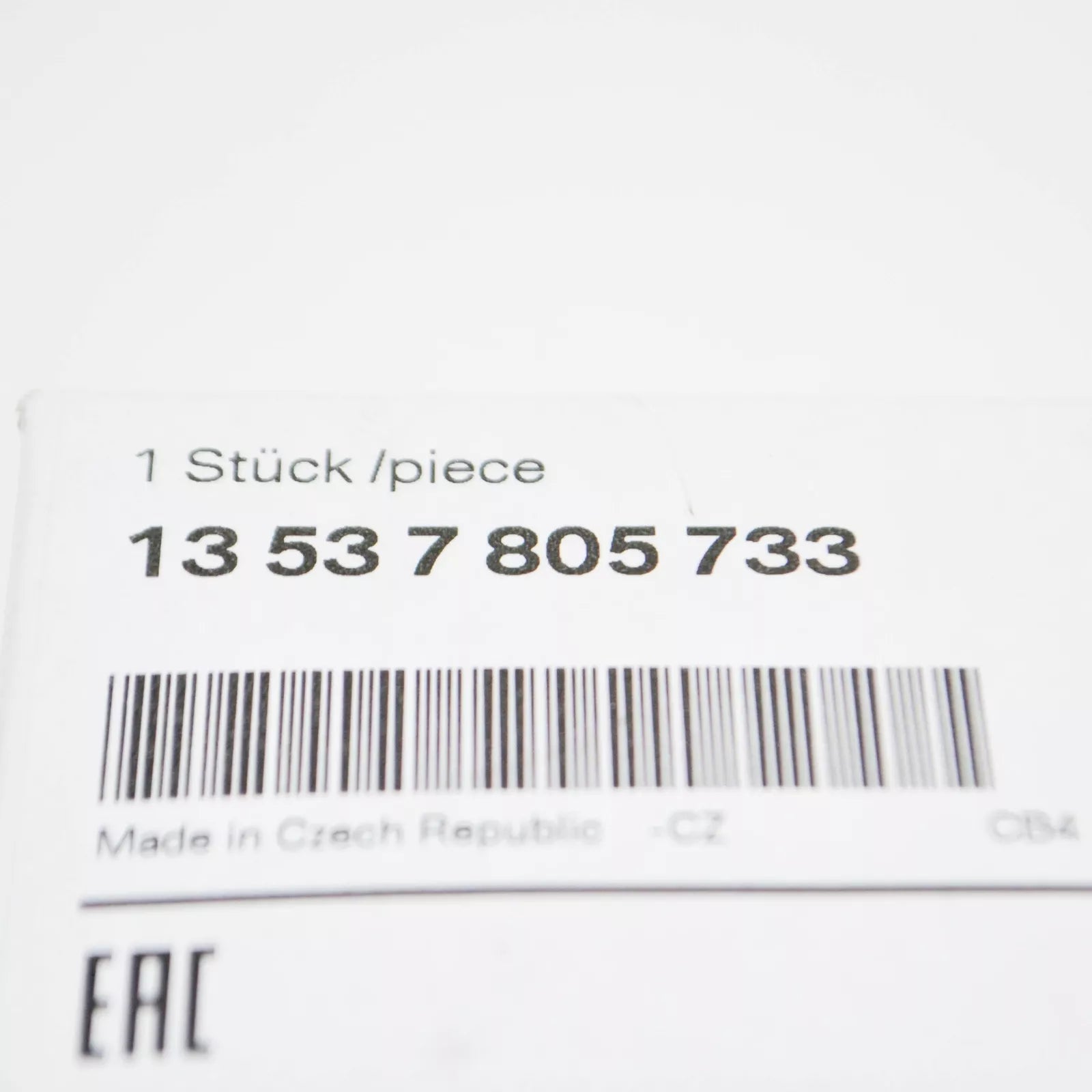 NEW BMW 1 E87 PRESSURE REGULATING VALVE 13537805733 7805733 ORIGINAL