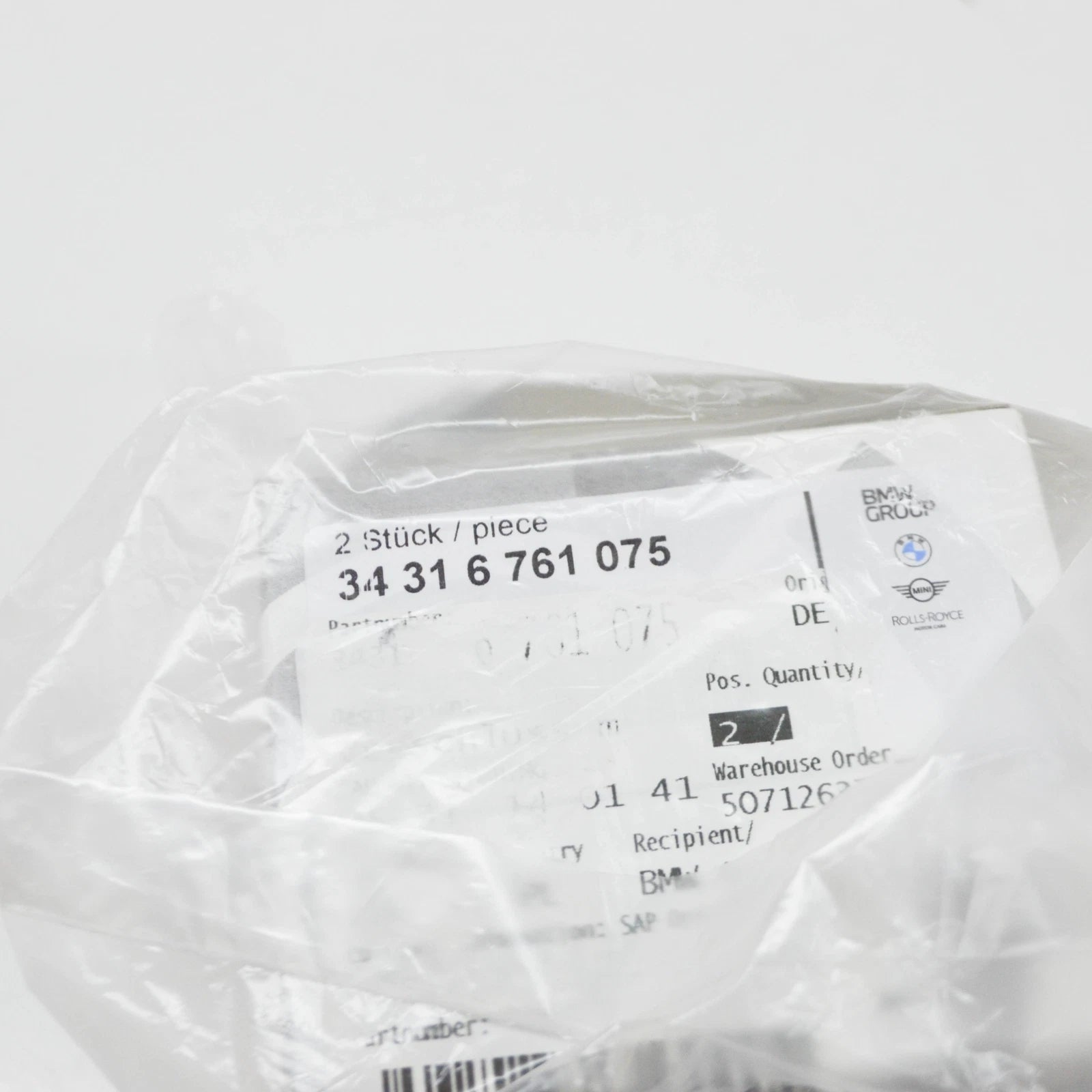 NEW BMW 5 E60 BRAKE FLUID RESERVOIR CAP WITH WARNING SWITCH 34316761075 ORIGINAL