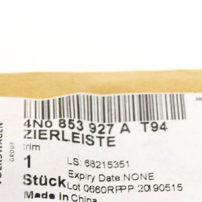 NEW AUDI A8 4N D5 REAR TAILGATE CENTER TRIM STRIP 4N0853927AT94 ORIGINAL