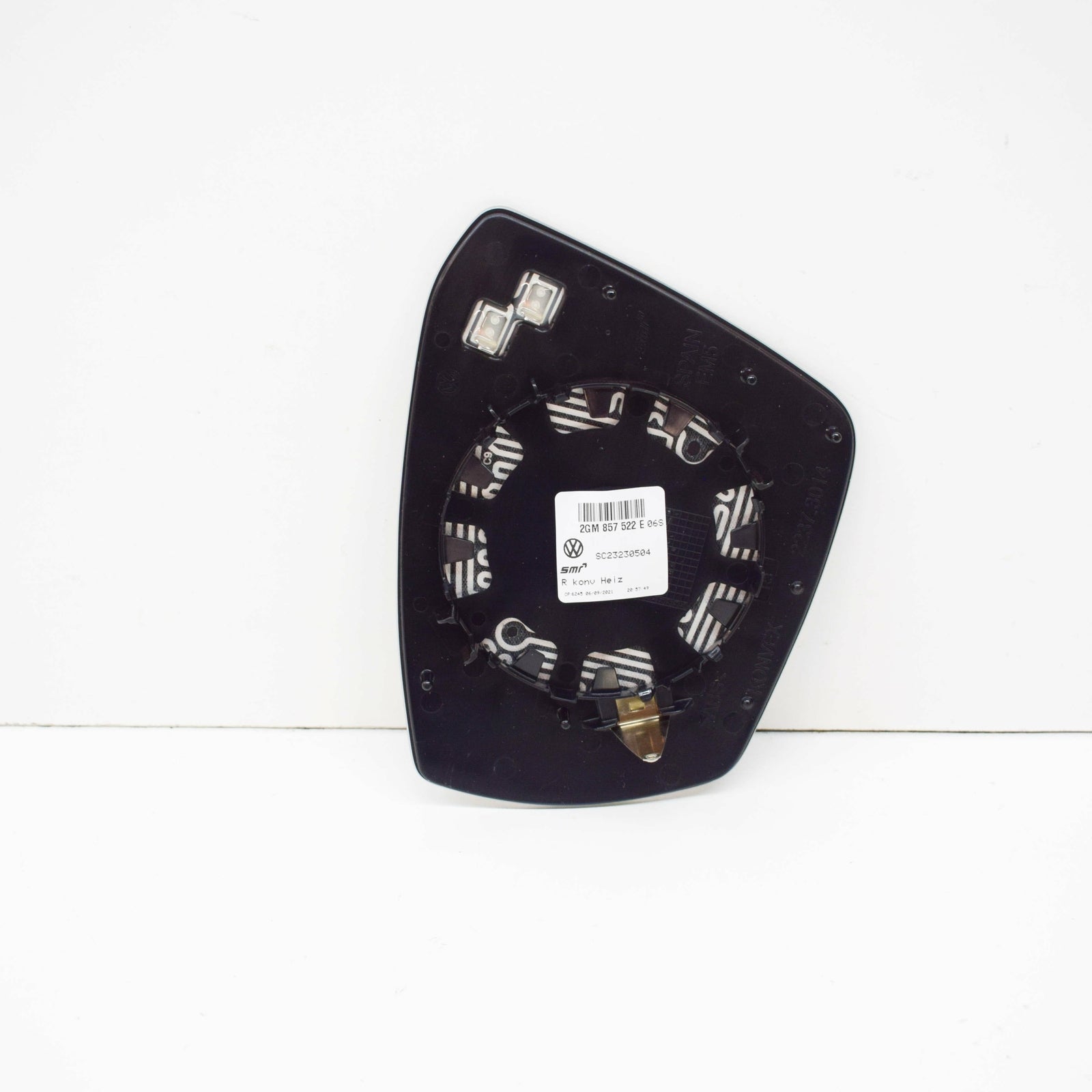 NEW VW T-CROSS C11 FRONT RIGHT DOOR MIRROR GLASS LHD 2GM857522E ORIGINAL