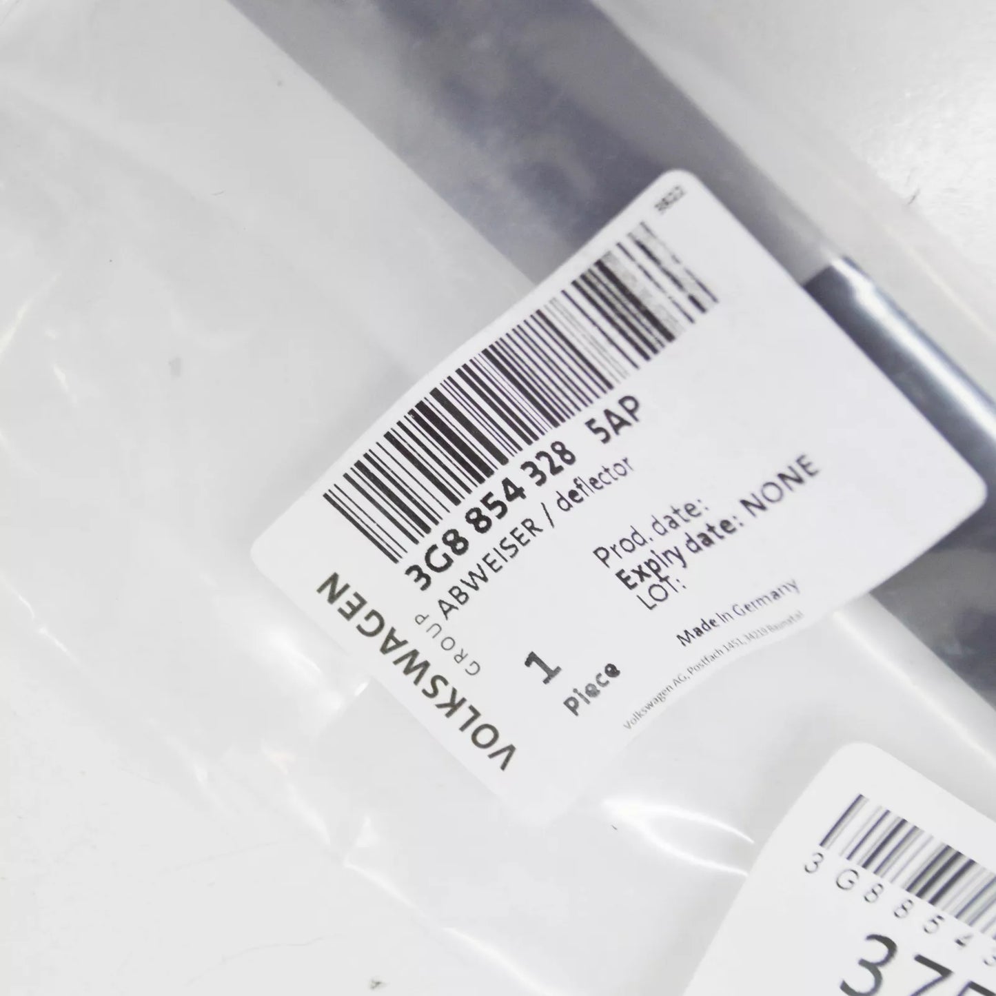 NEW VW ARTEON 3H7 WINDSHIELD RIGHT WATER DEFLECTOR TRIM 3G88543285AP ORIGINAL