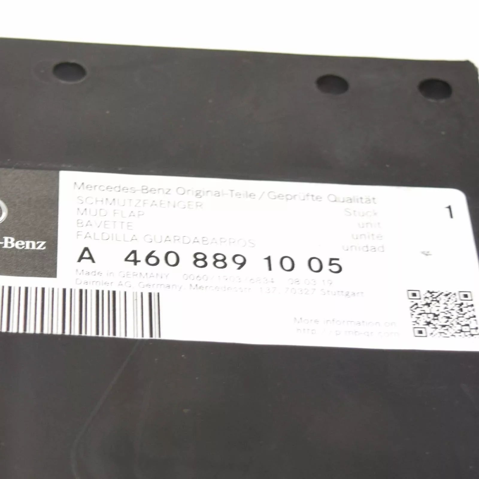 NEW MERCEDES-BENZ G-CLASS W463 REAR RIGHT MUDGUARD APRON A4608891005