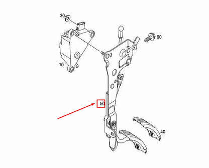 NEW MERCEDES-BENZ CITAN W415 ACCELERATOR PEDAL BRACKET A4153000304 ORIGINAL