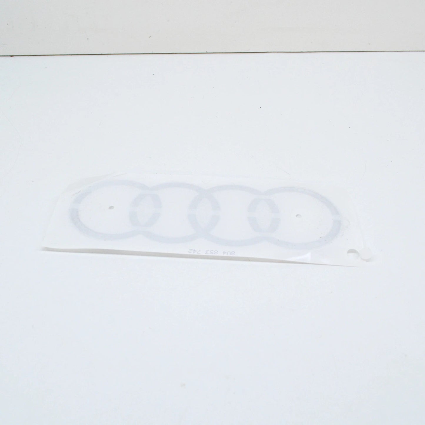 NEW AUDI A3 8V REAR TRUNK EMBLEM BADGE CHROME RINGS 8V4853742 2ZZ