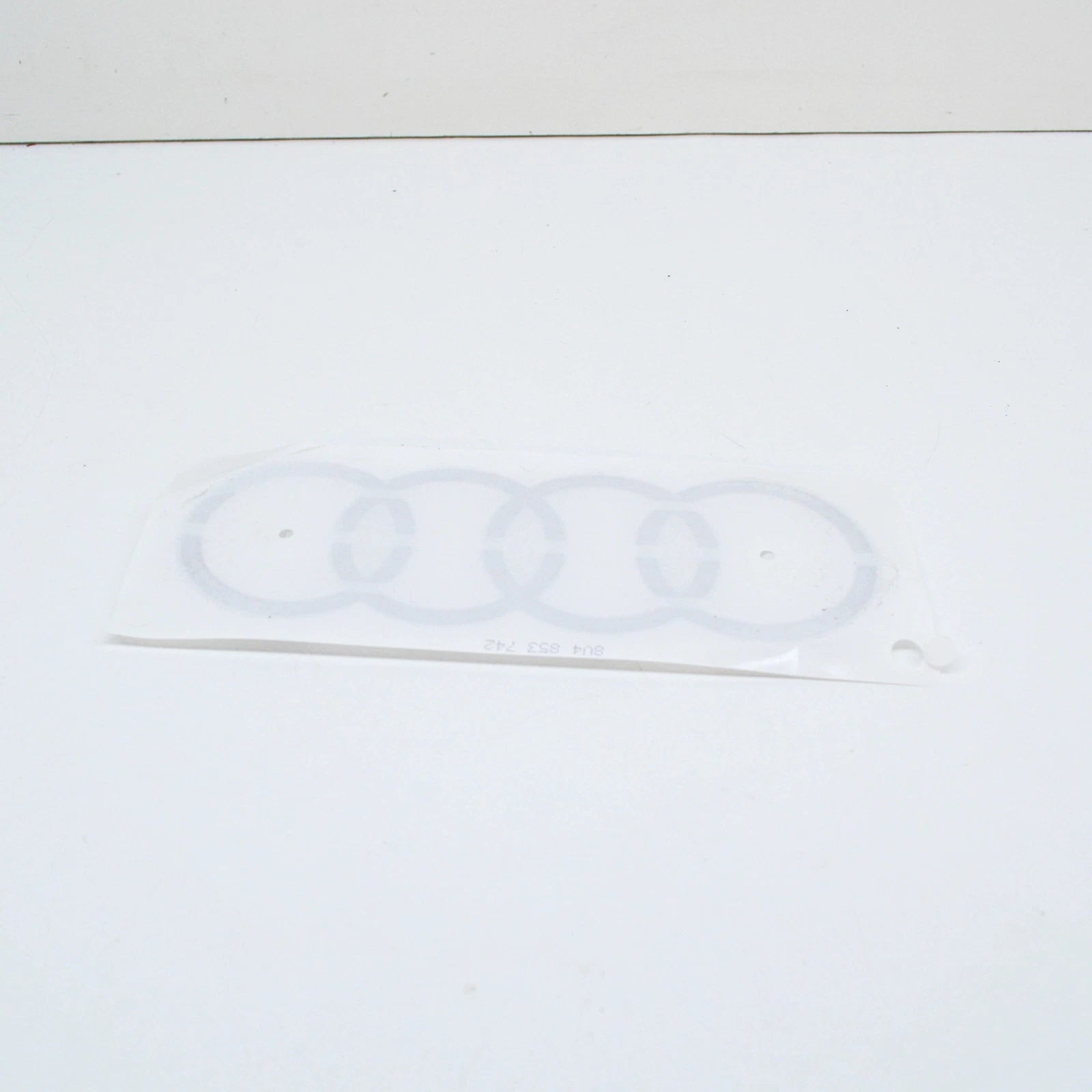 NEW AUDI A3 8V REAR TRUNK EMBLEM BADGE CHROME RINGS 8V4853742 2ZZ