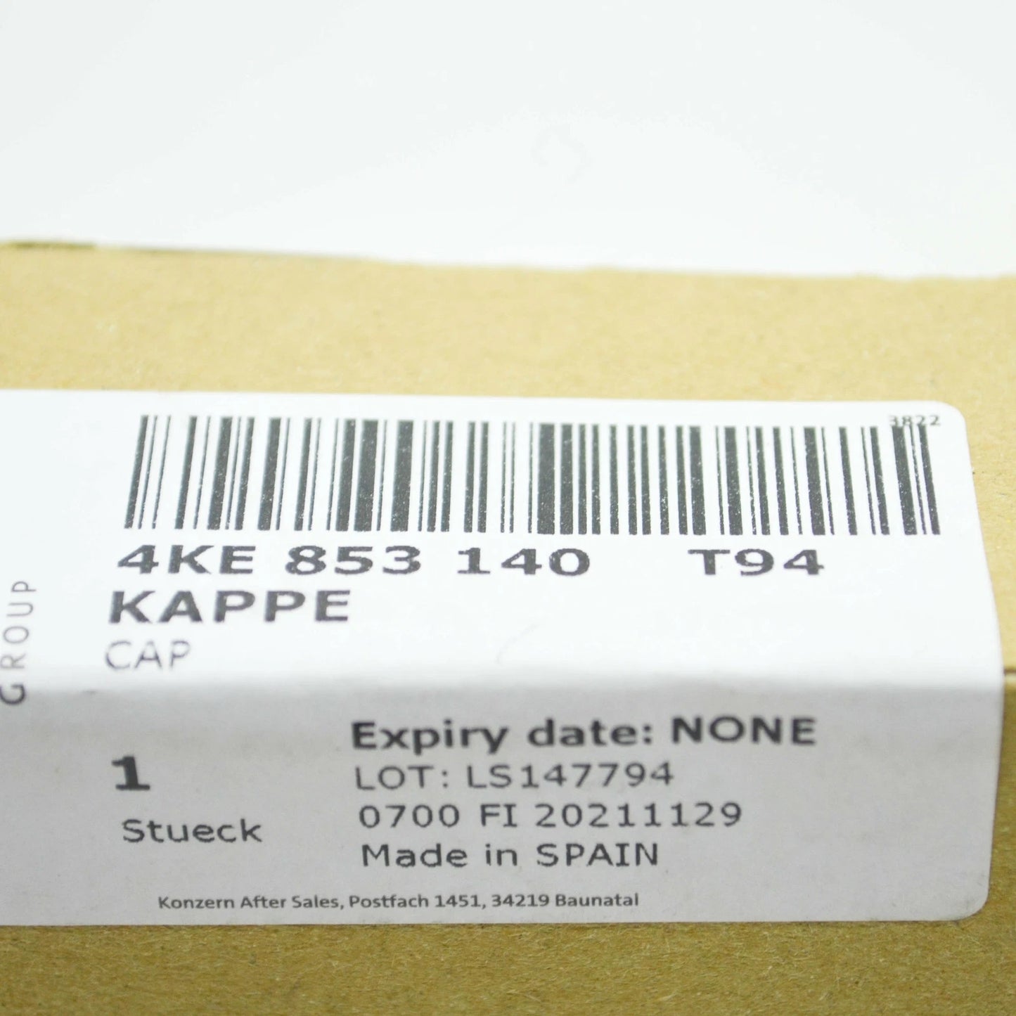 NEW AUDI E-TRON SPORTBACK GEA FRONT RADIATOR GRILLE CAP 4KE853140T94