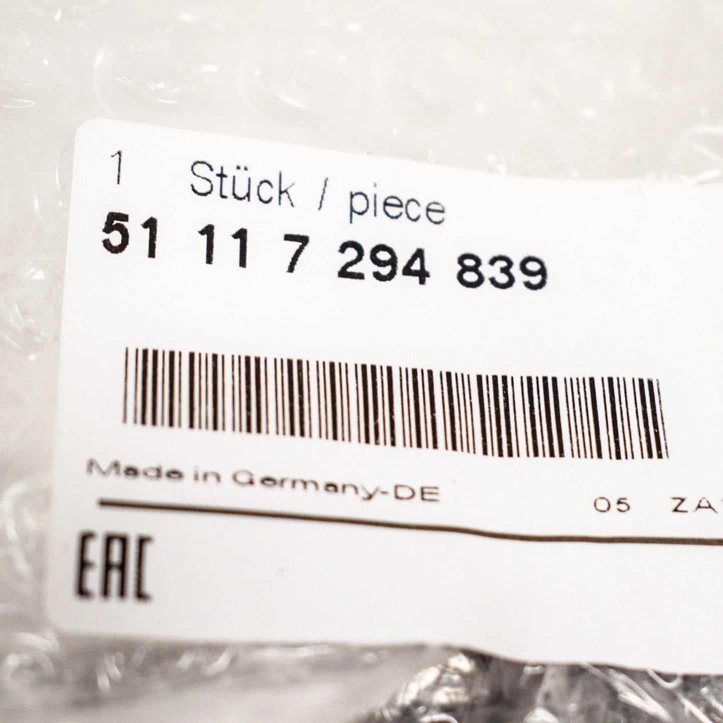 NEW BMW 4 F32 FRONT BUMPER SPORT LINE LEFT FINISHER 51117294839 7294839 ORIGINAL