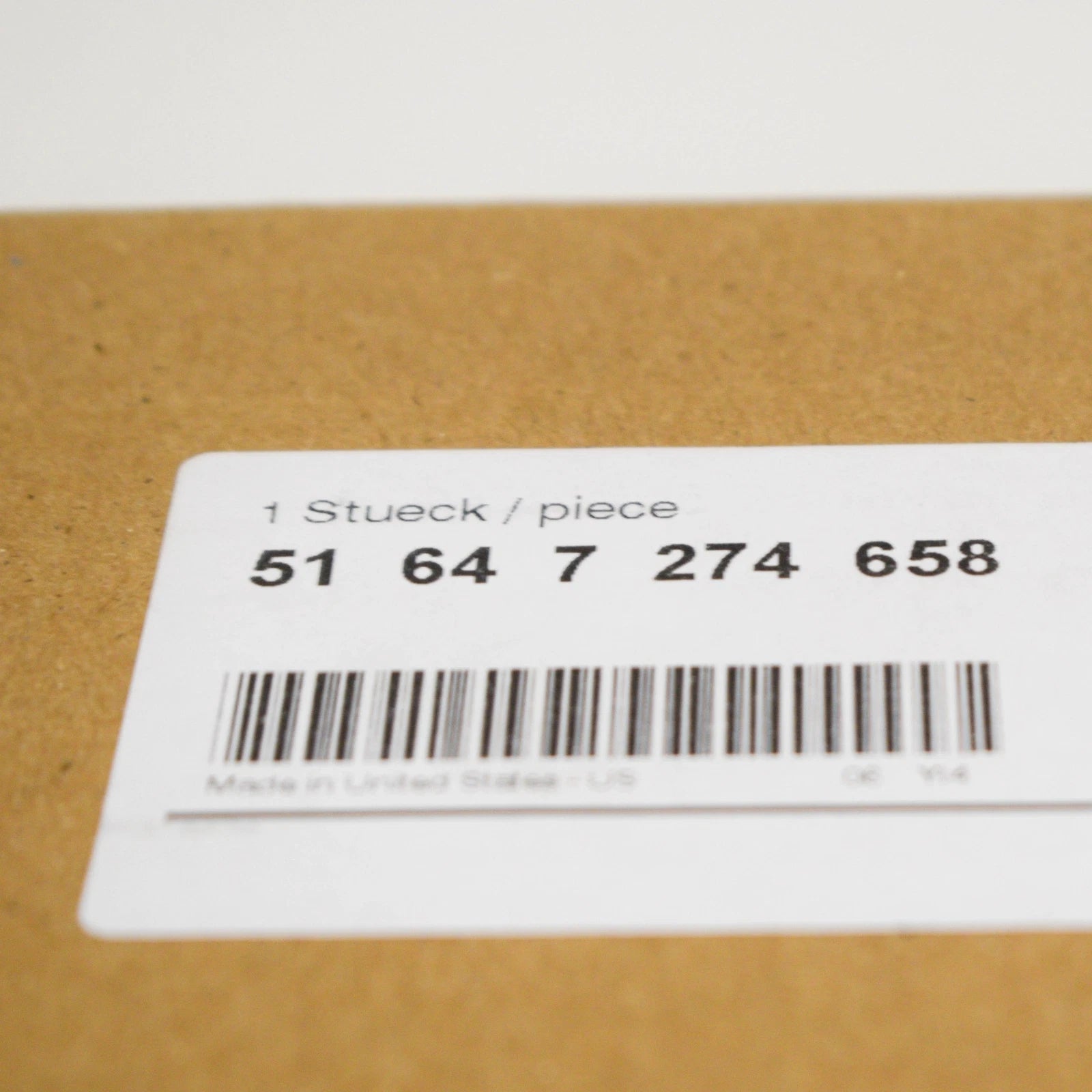 NEW BMW X3 F25 FRONT RIGHT DEFORMATION ELEMENT 51647274658 7274658 2015 ORIGINAL