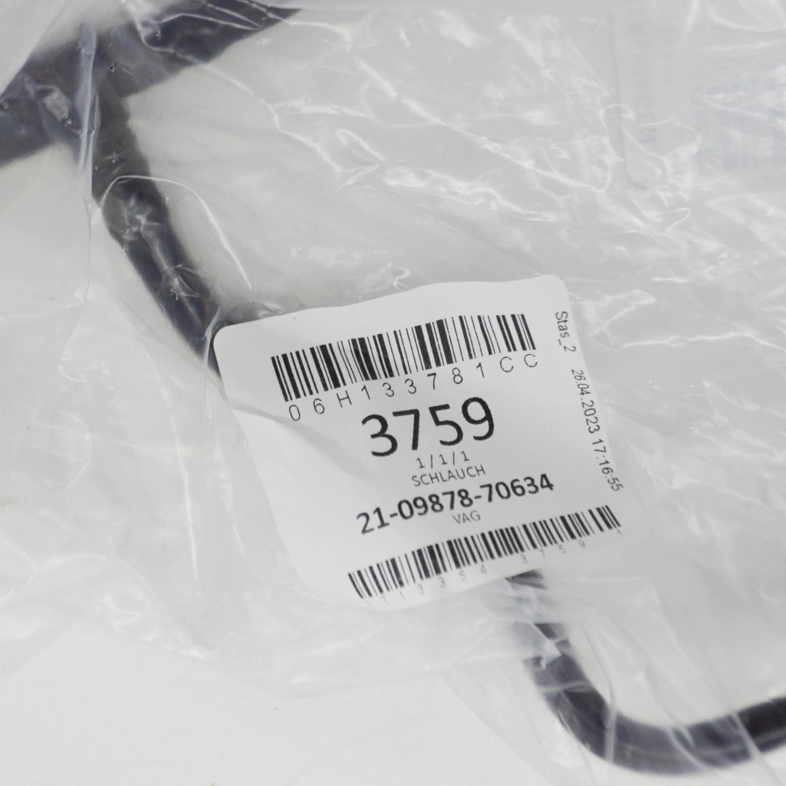 NEW AUDI A4 AVANT B8 VACUUM HOSES WITH CONNECTION 06H133781CC ORIGINAL