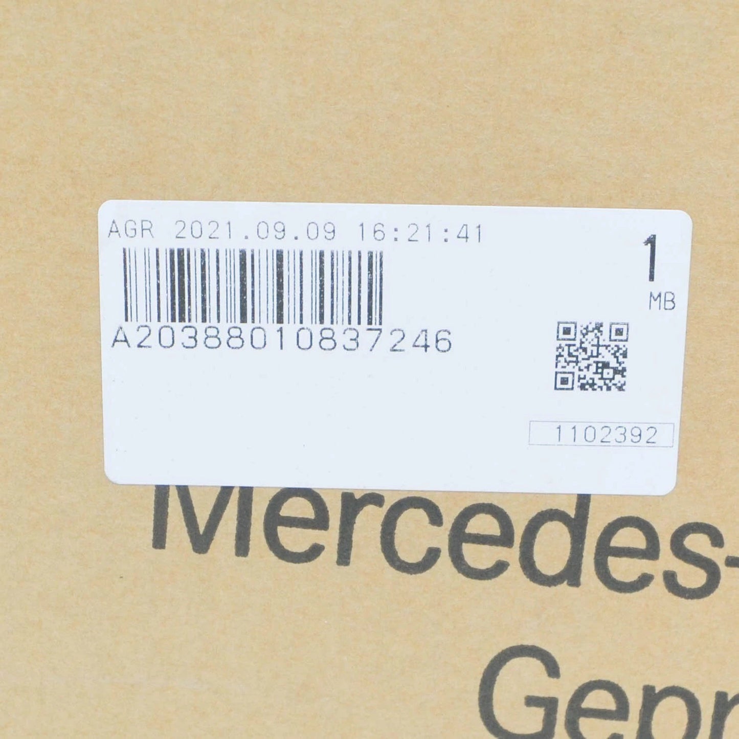 NEW MERCEDES-BENZ C COUPE CL203 BOTTOM RADIATOR GRILLE A20388010837246 ORIGINAL