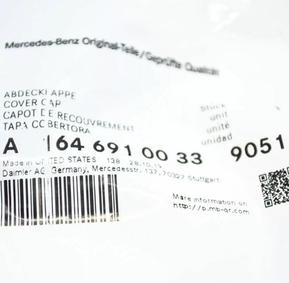 NEW MB GL X164 ROLLER BLIND MOUNTING COVER CAP A16469100339051 ORIGINAL