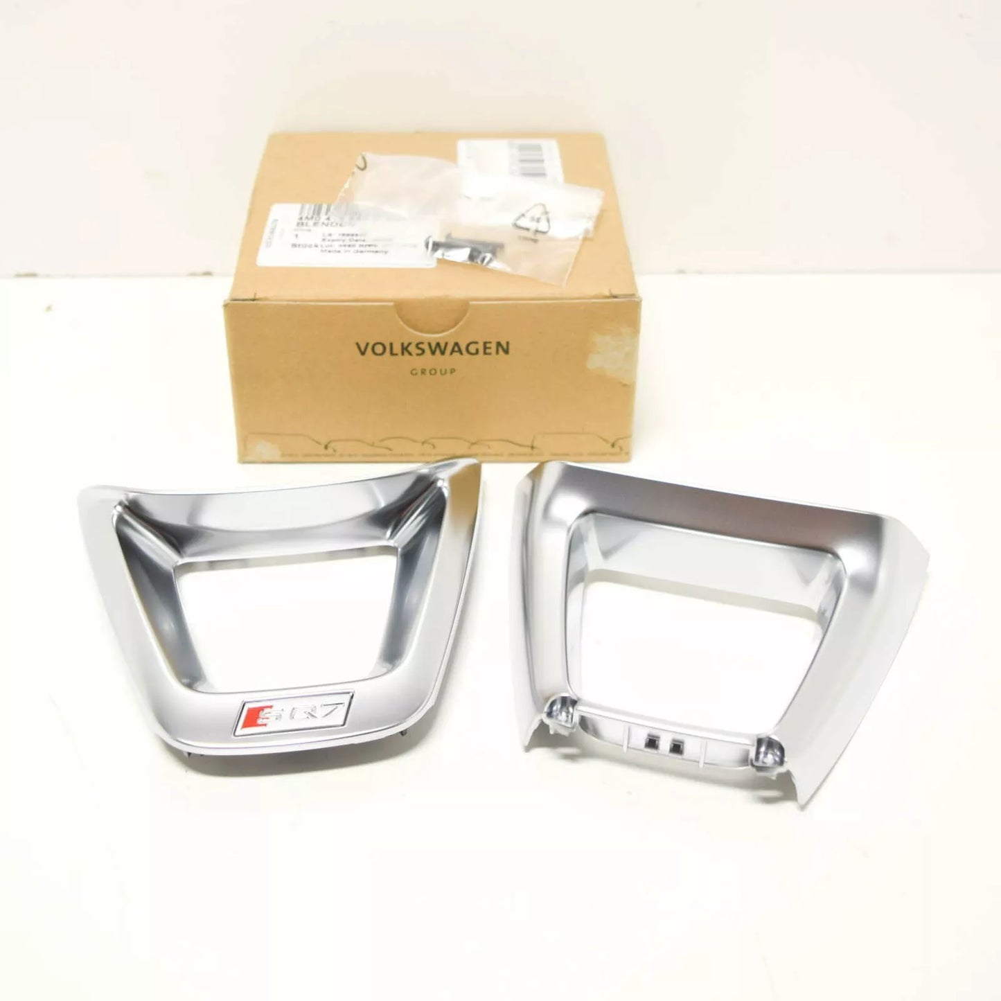 NEW AUDI Q7 4M STEERING WHEEL COVER S-LINE 4M0419659C3Q7 ORIGINAL