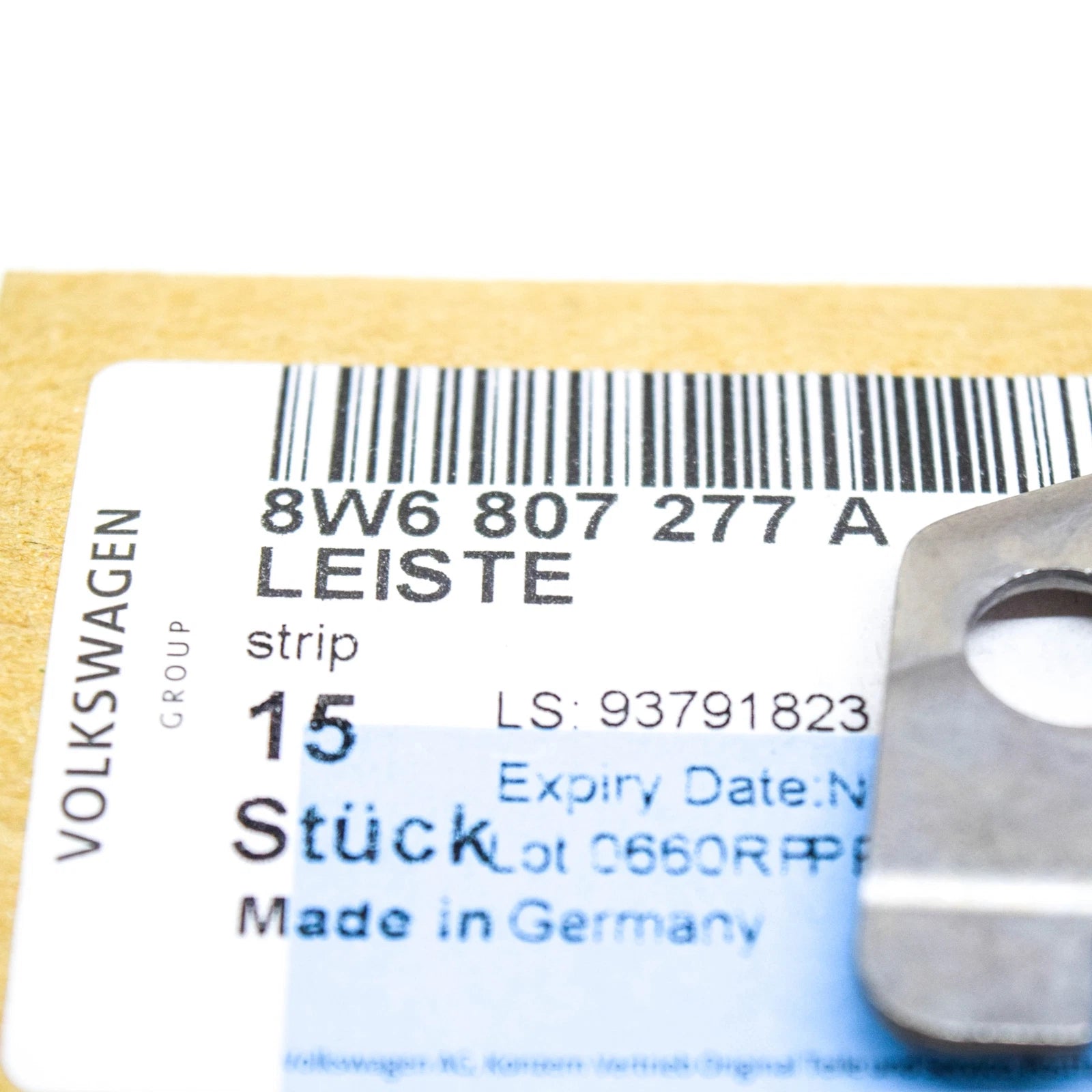 NEW AUDI A5 RS5 8W6 FRONT LEFT BUMPER COVER STRIP 8W6807277A ORIGINAL