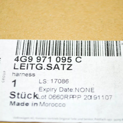 NEW AUDI RS6 4G FRONT BUMPER WIRING HARNESS LOOM 4G9971095C ORIGINAL