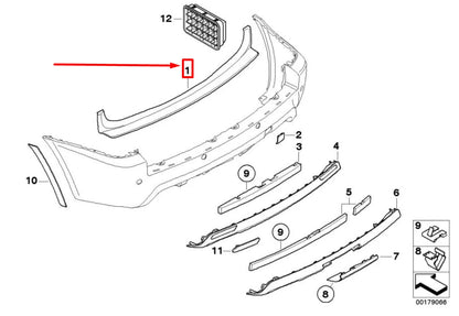 NEW BMW X3 E83 LOADING SILL COVER 3414406 51123414406 ORIGINAL