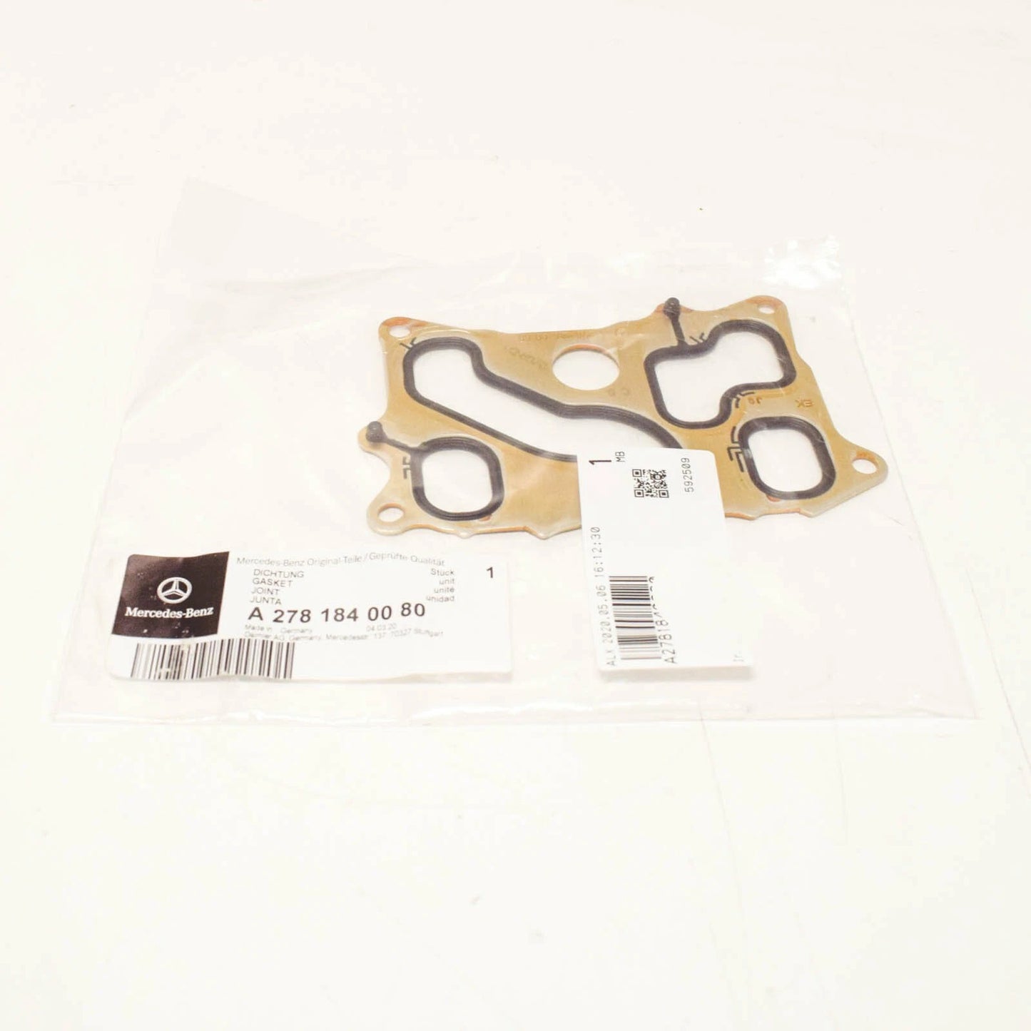 NEW MERCEDES-BENZ GLE W166 OIL COLLER FRAME GASKET SEAL A2781840080 ORIGINAL