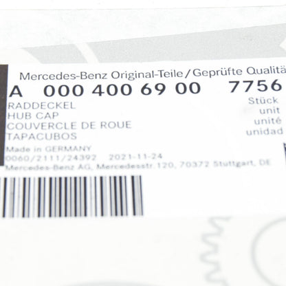NEW MERCEDES-BENZ GLA H247 WHEEL HUB COVER CAP A00040069007756 ORIGINAL