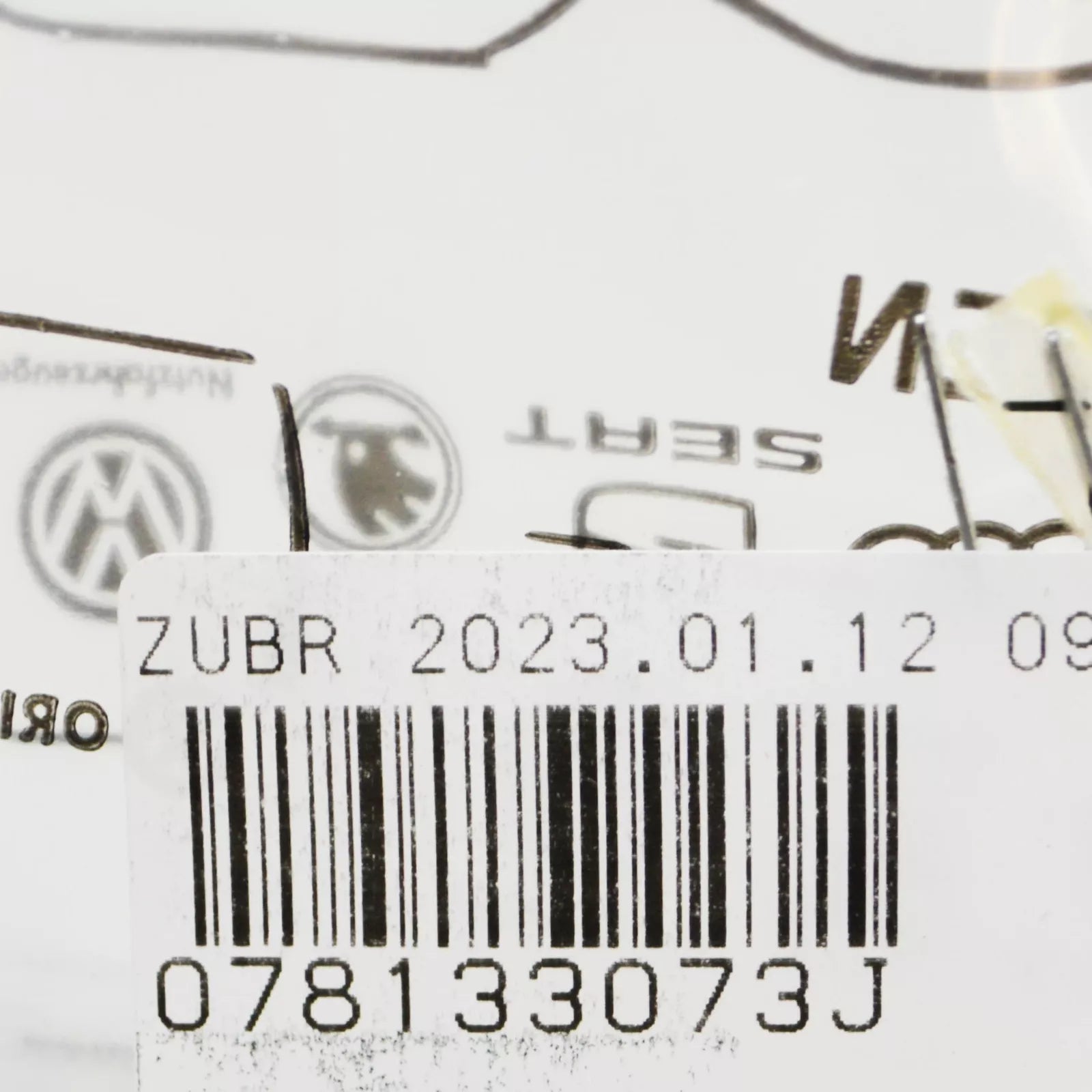 NEW AUDI A4 B8 THROTTLE BODY GASKET 078133073J ORIGINAL