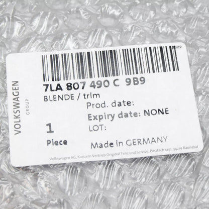 NEW VW TRANSPORTER T6 SGA FRONT RIGHT BUMPER GRILLE TRIM 7LA807490C9B9 ORIGINAL