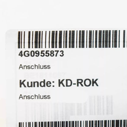 NEW AUDI A6 C7 WASHER SYSTEM HOSE CONNECTOR 4G0955873 ORIGINAL