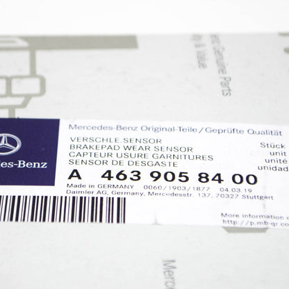NEW MERCEDES-BENZ G W463 REAR WHEEL BRAKE WEAR SENSOR A4639058400 ORIGINAL