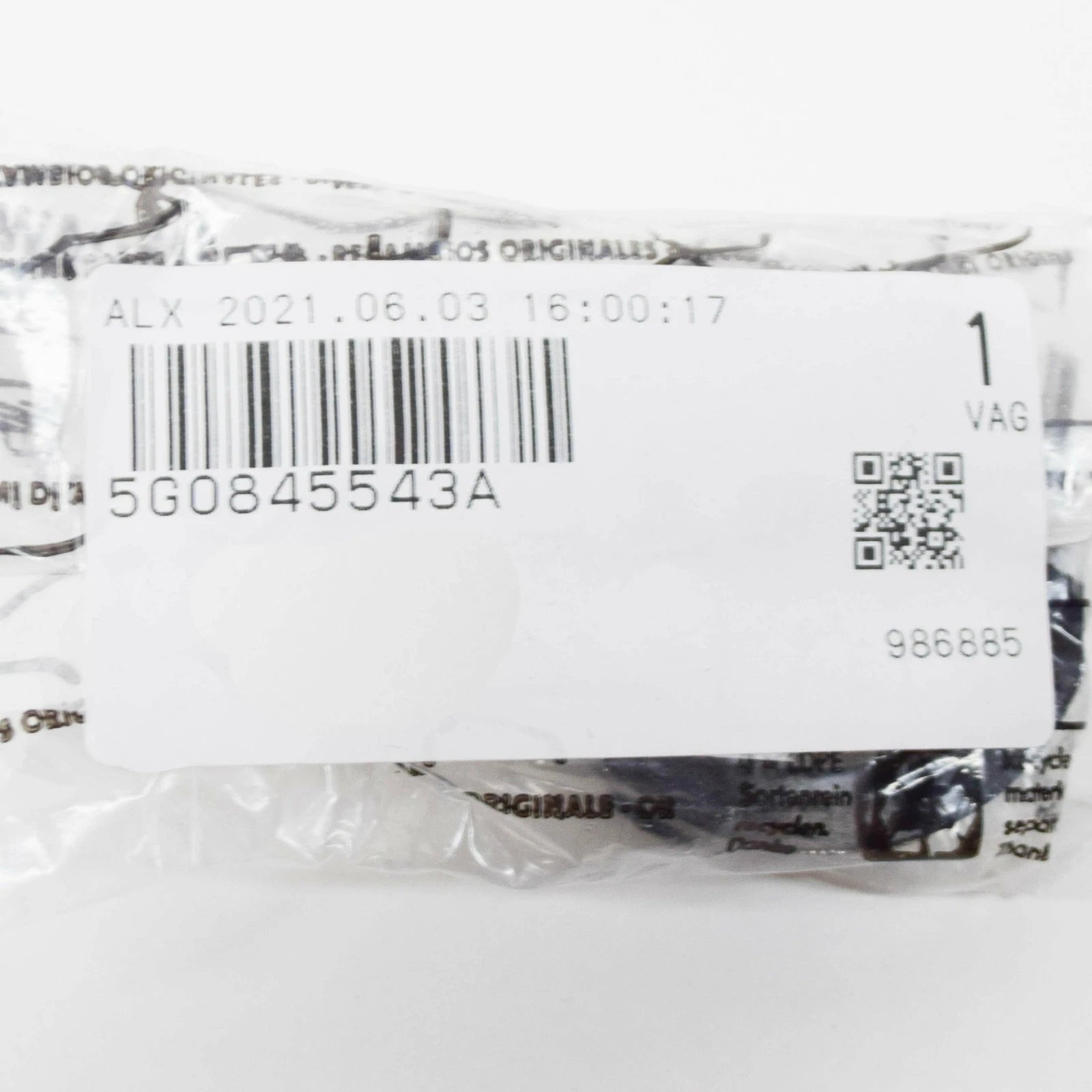 NEW VOLKSWAGEN GOLF MK7 5G RETAINING PLATE INTERIOR MIRROR 5G0845543A