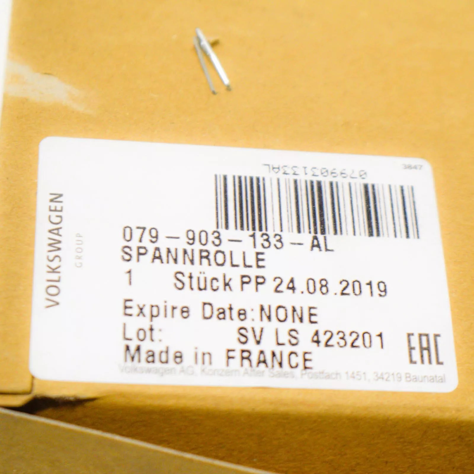 NEW AUDI S5 8T BELT TENSIONER 079903133AL 4.2 PETROL 253KW ORIGINAL