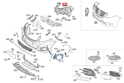 NEW MB TOURER W447 FRONT RIGHT BUMPER BRACKET A44788092009051 ORIGINAL