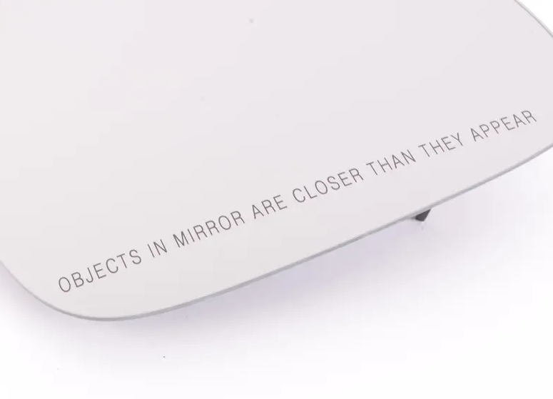 NEW AUDI Q5 8R FRONT RIGHT DOOR MIRROR GLASS 8R0857536H ORIGINAL