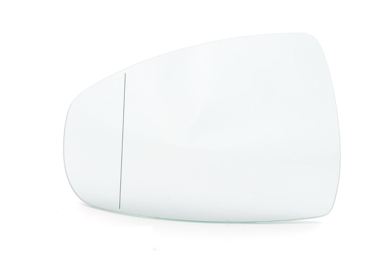 new audi a1 mk1 front left door mirror glass 8x0857535e original