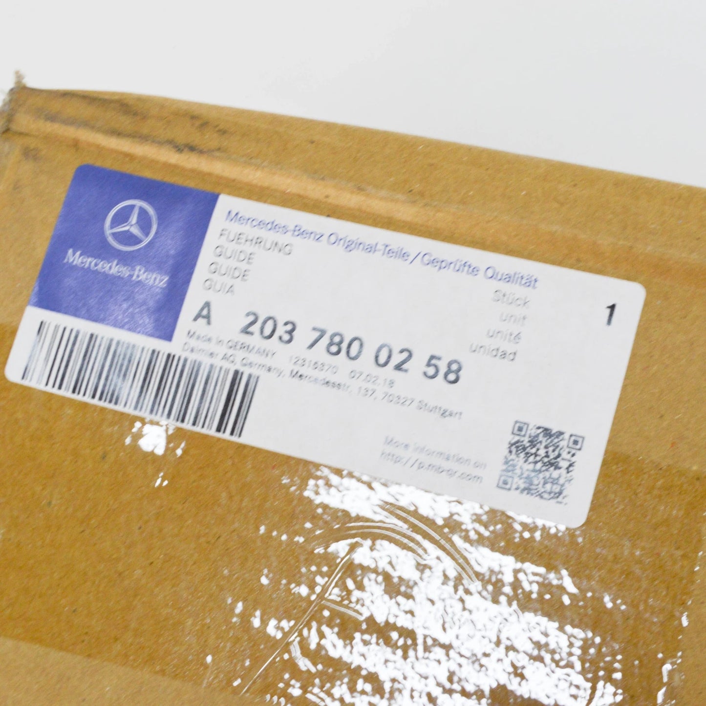 NEW MB C CL203 ROOF RIGHT SUSPENSION CONTROL GUIDE A2037800258 ORIGINAL