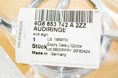 NEW AUDI A7 4G8 REAR EMBLEM LOGO 4G8853742A2ZZ