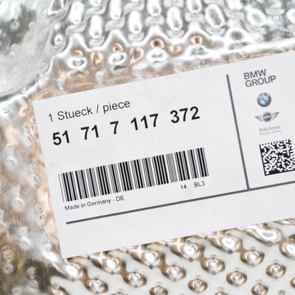 NEW BMW 3 E90 FUEL TANK HEAT INSULATION 51717117372 7117372 ORIGINAL