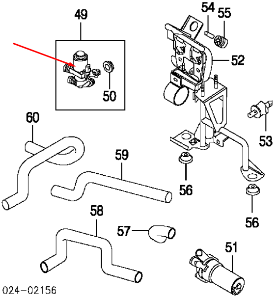 new bmw x3 e83 heater control valve solenoid 64118369805 3.0 petrol original