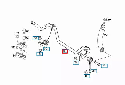 NEW MERCEDES BENZ S W220 FRONT ANTI-ROLL STABILISER SWAY BAR A2203232565