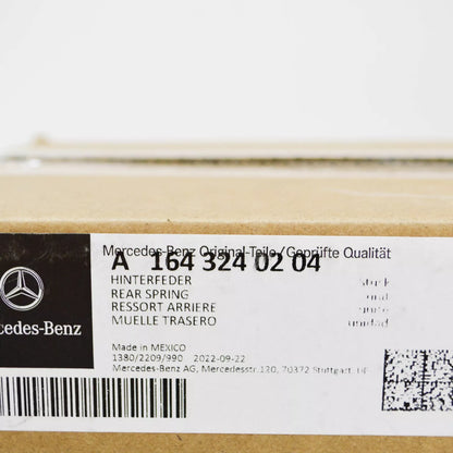 NEW MERCEDES-BENZ ML W164 REAR COIL SPRING A1643240204 ORIGINAL