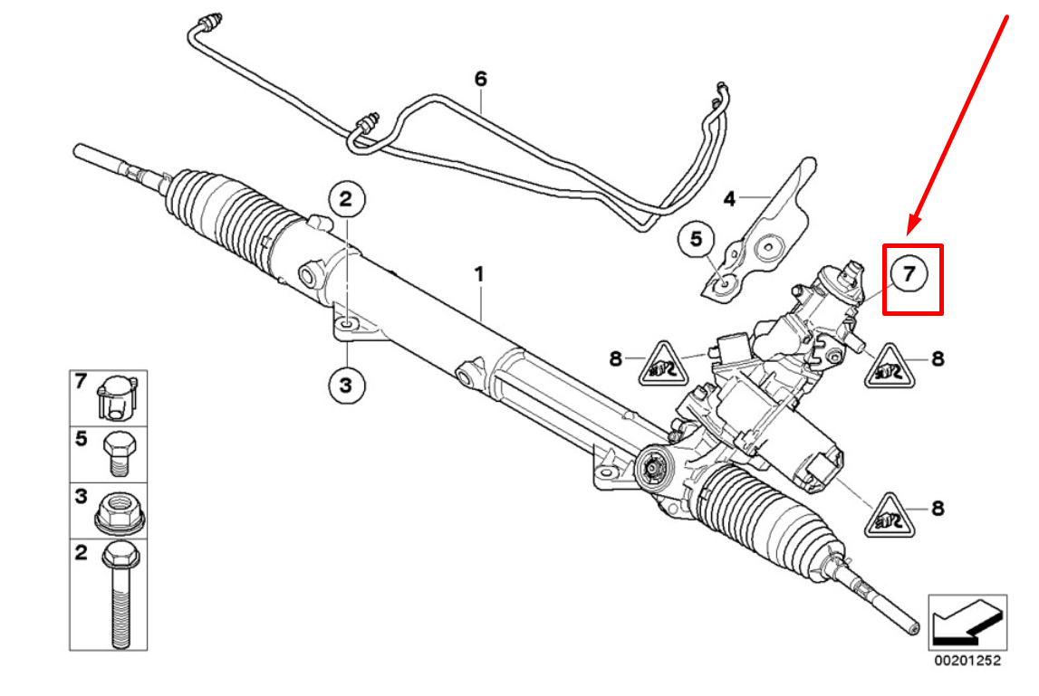 new bmw 5 e60 torque converter servotronic 32106788658 6788658 original