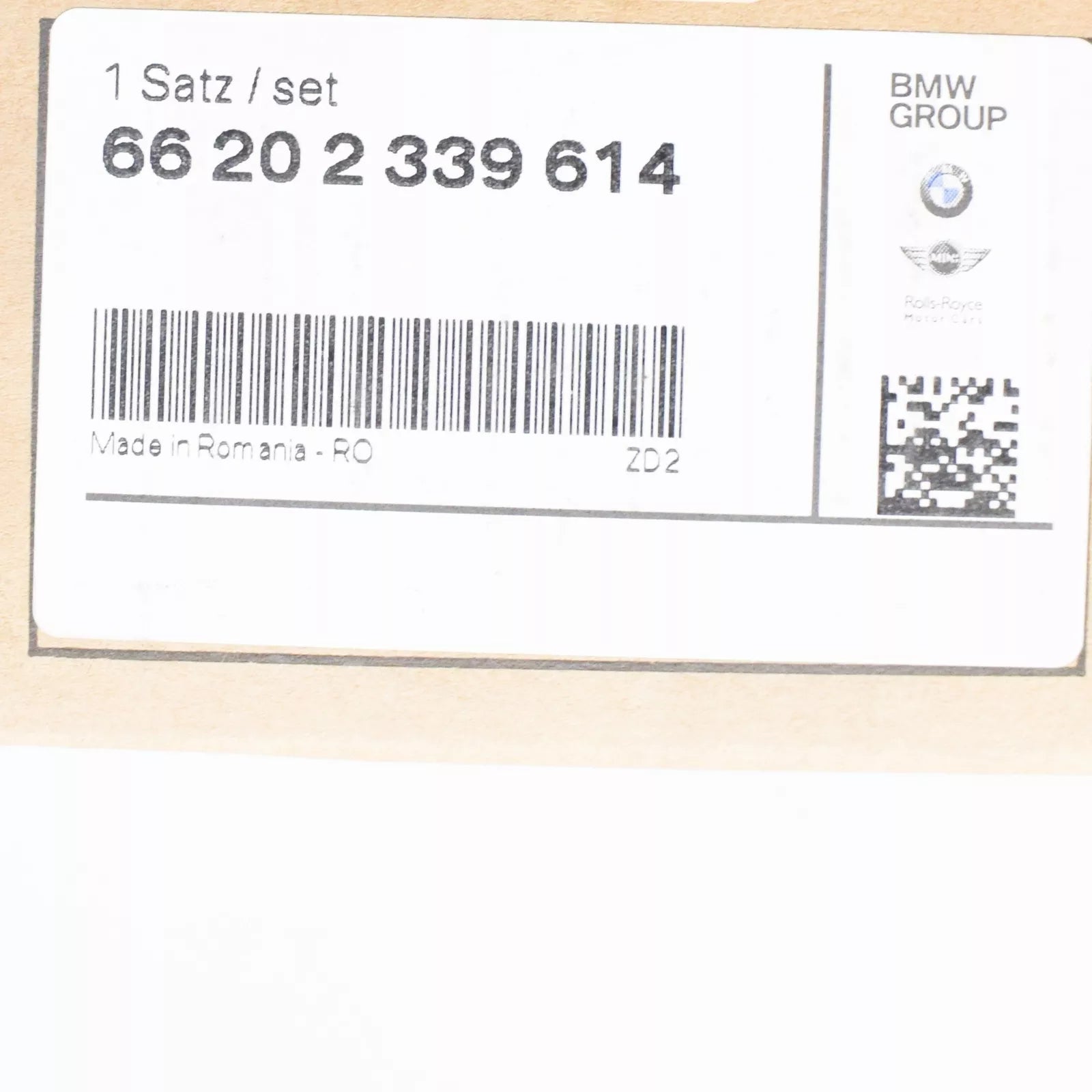 NEW BMW F30 F32 F34 REAR PDC SENSOR HARNESS KIT 66202339614 2339614 ORIGINAL