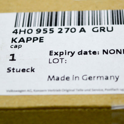 NEW AUDI A8 4H RIGHT HEADLIGHT WASHER COVER CAP 4H0955270AGRU ORIGINAL